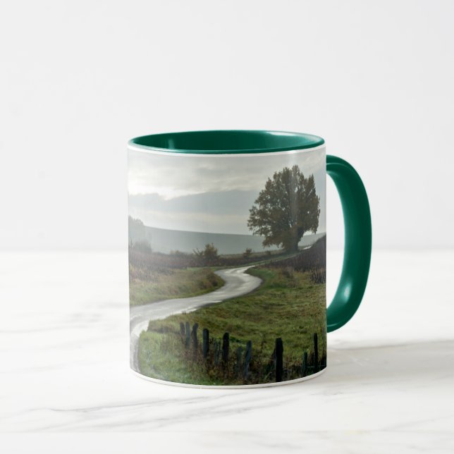 Mug Vignoble à Lantignié, département du Rhône (Devant droit)