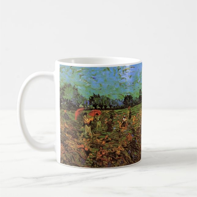 Mug Vignoble vert par Vincent van Gogh (Gauche)