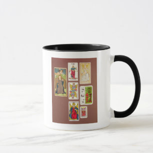Mug VIII justice, sept cartes de tarot