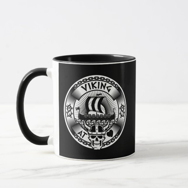 Mug Viking au coeur (Gauche)