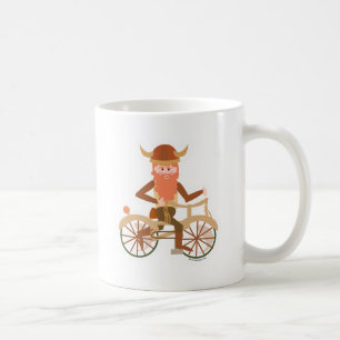 Mug Viking faisant du vélo
