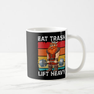 Mug Viking Gym Weight Training Eat Trash Lift Heavy 1