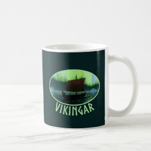 Mug Viking Navire Et Lumières Du Nord