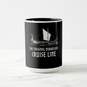 Mug Viking Ship Cruise Line Odin Et Valhalla