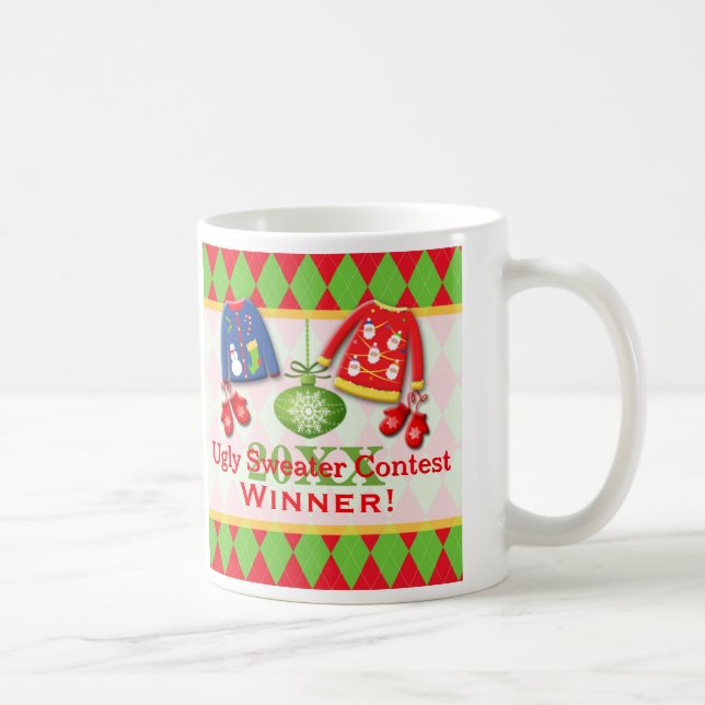 Mug Vilain du concours de pull de Noël (Droite)
