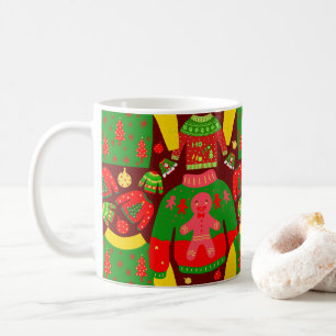 Mug Vilains pulls de Noël Motif Festive Cool drôle