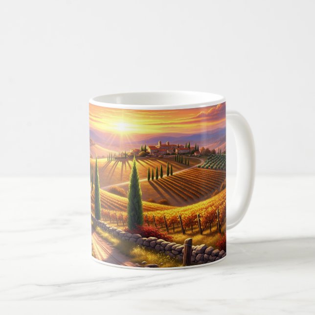 Mug Villa italienne toscane (Devant droit)