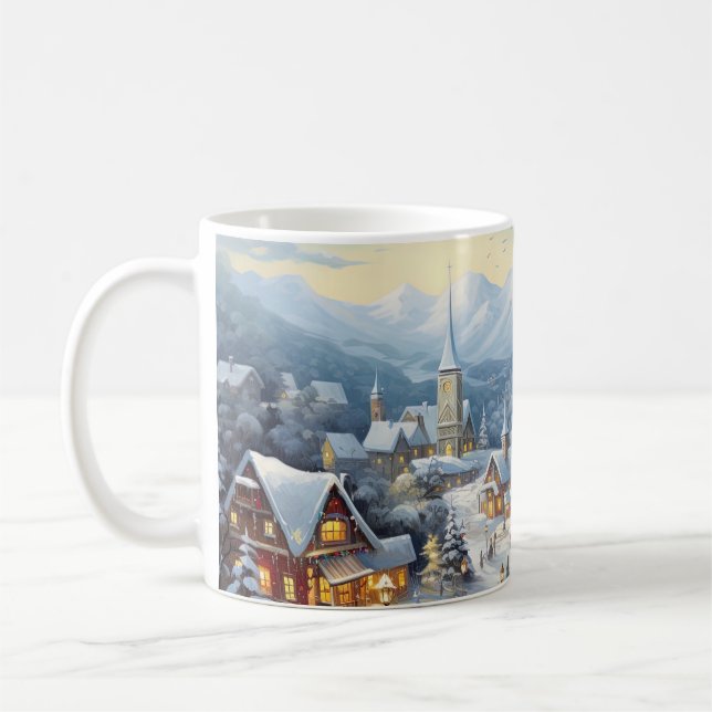 Mug Village de Nice le jour de Noël (Gauche)