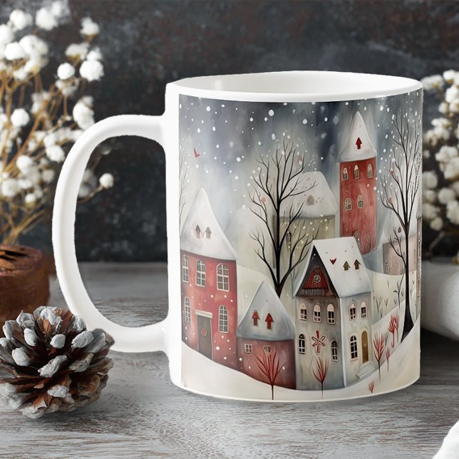 Mug Village de Noël fantastique (Winter Wonderland Coffee Mug)