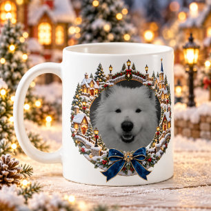 Mug Village de Noël vintage avec photo de compagnie pe
