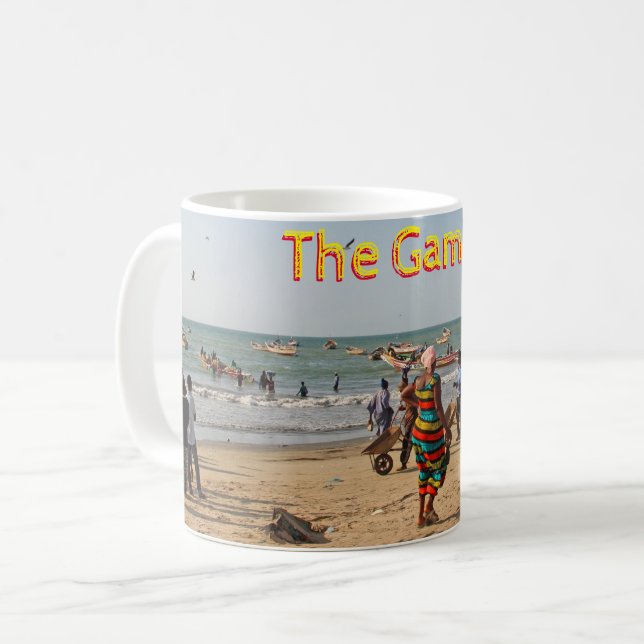 Mug Village de pêcheurs de Tanji, Gambie (Devant gauche)