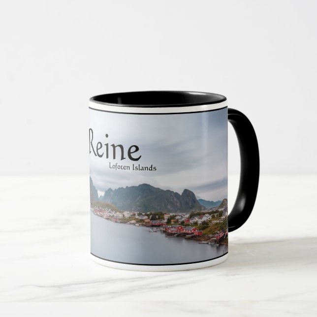 Mug Village de pêcheurs Reine Lofoten (Devant droit)