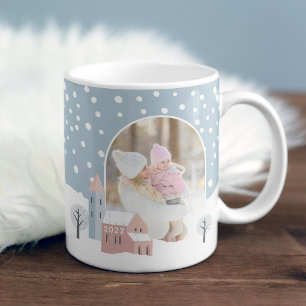 Mug Village neige - Vacances d'hiver Photo