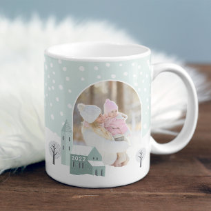 Mug Village neige - Vacances d'hiver Photo
