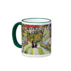 Village Rue Auvers Marches Figures Van Gogh Fine