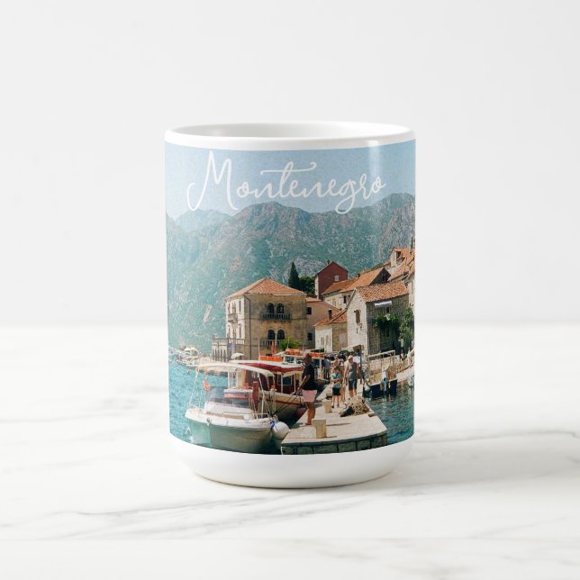 Mug Ville côtière de Perast, Monténégro (Centre)