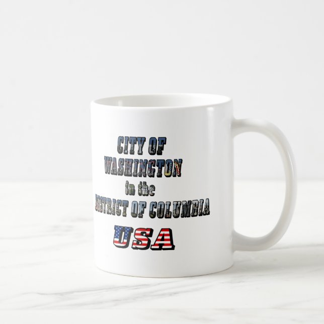 Mug Ville de Washington dans le district de Columbia U (Droite)