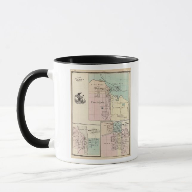 Mug Ville de Waupaca, village de Winneconne (Gauche)