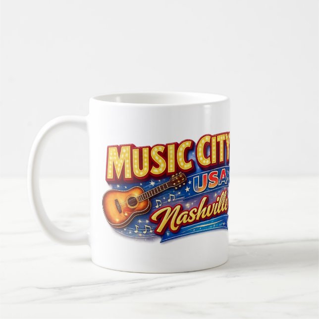 Mug ville musicale USA Nashville (Gauche)