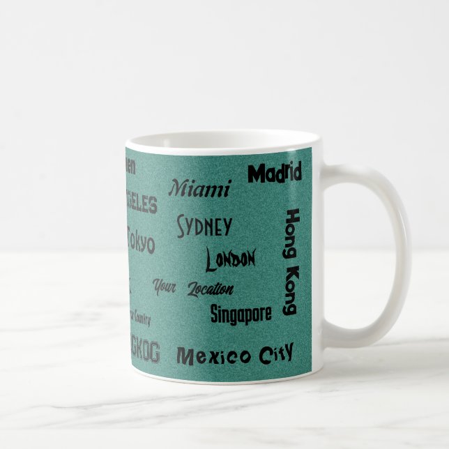 Mug Ville verte émeraude de Mega (Droite)