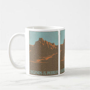 Mug Villes Taos Pueblos Nouveau-Mexique, Art d'affiche