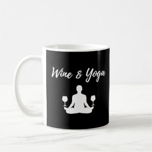 Mug Vin et Yoga Drôle méditation spirituelle Gif