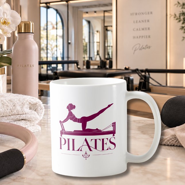 Mug Vin Pilates Reformer (Pilates Reformer Plum Coffee Mug )