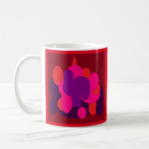 Mug Vin rose mauve couleurs ballon motif