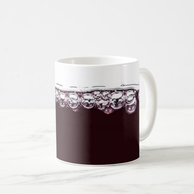 Mug Vin rouge alcool violet blanc (Devant droit)