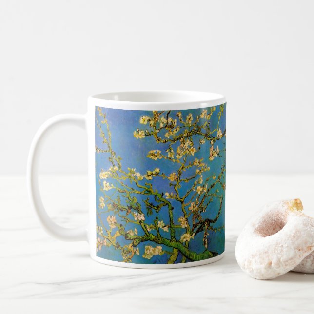 Mug Vincent van Gogh - Arbre aux amandes en fleurs (Avec donut)