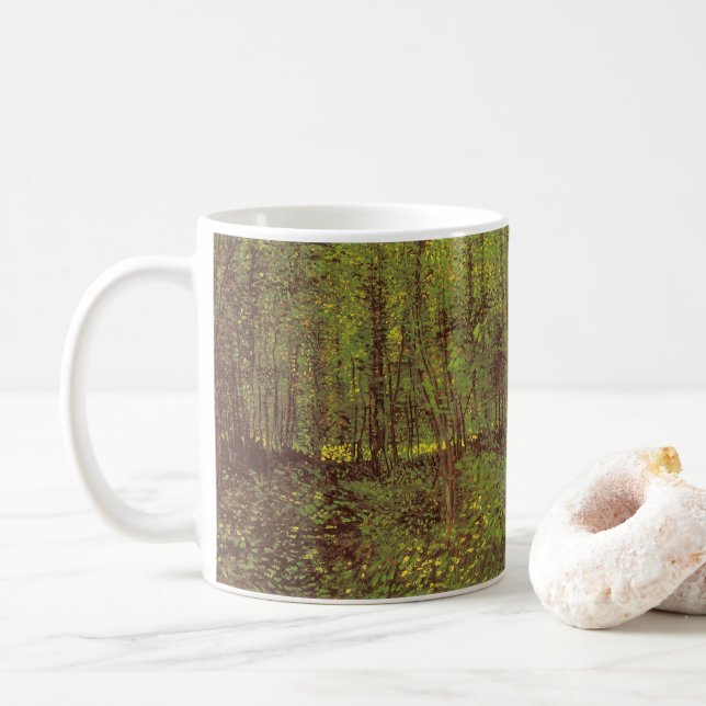 Mug Vincent van Gogh - Arbres et sous-bois (Avec donut)