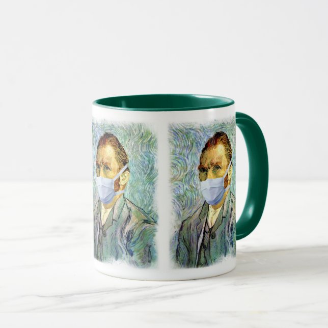 Mug Vincent Van Gogh Autoportrait Avec Cuillère De Mas (Devant droit)