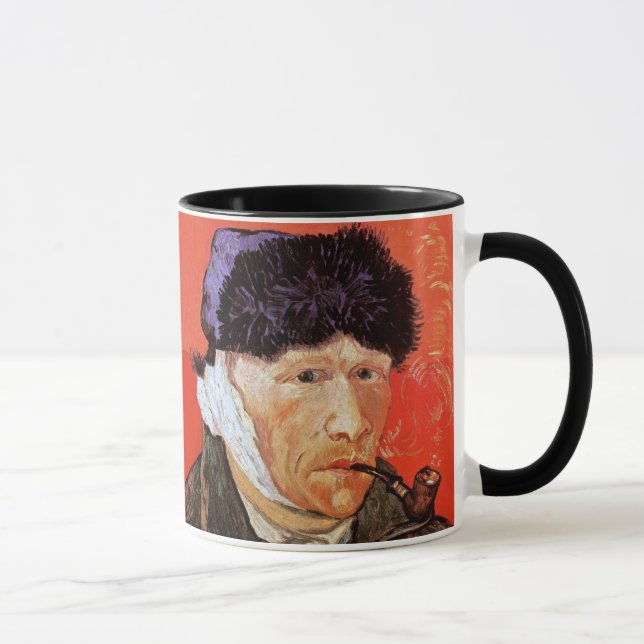 Mug Vincent Van Gogh - Autoportrait avec l'oreille ban (Droite)