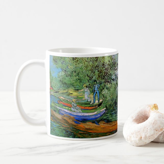 Mug Vincent van Gogh - Banque de l'Oise à Auvers (Avec donut)