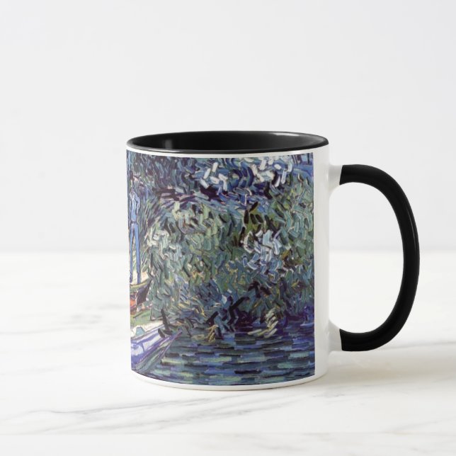 Mug Vincent Van Gogh - Bateaux D'Aiguillage Sur Les Ba (Droite)