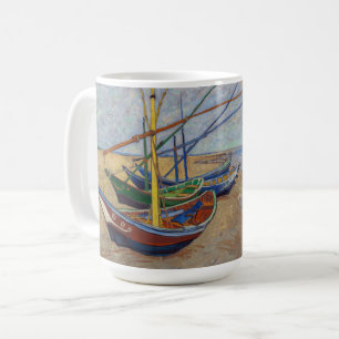 Mug Vincent van Gogh - Bateaux de pêche sur la plage