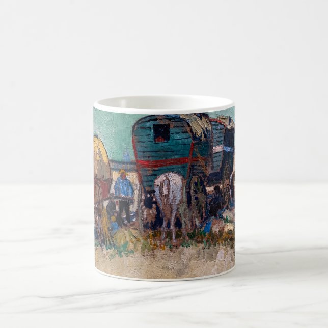 Mug Vincent van Gogh - Caravanes, campement de gitans  (Centre)