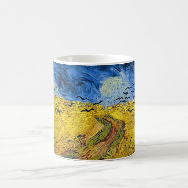 Mug Vincent van Gogh - Champ de blé aux corbeaux (Centre)