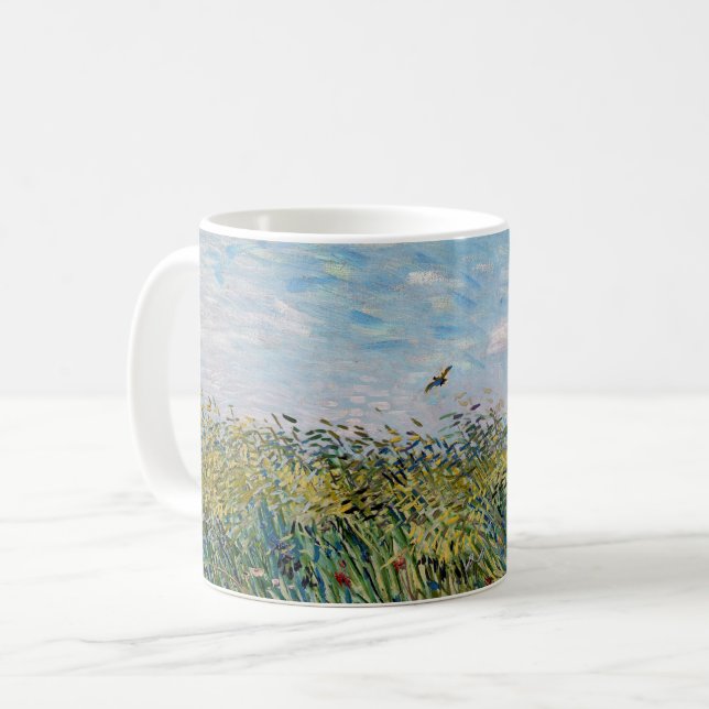 Mug Vincent van Gogh - Champ de blé avec une alouette (Devant gauche)