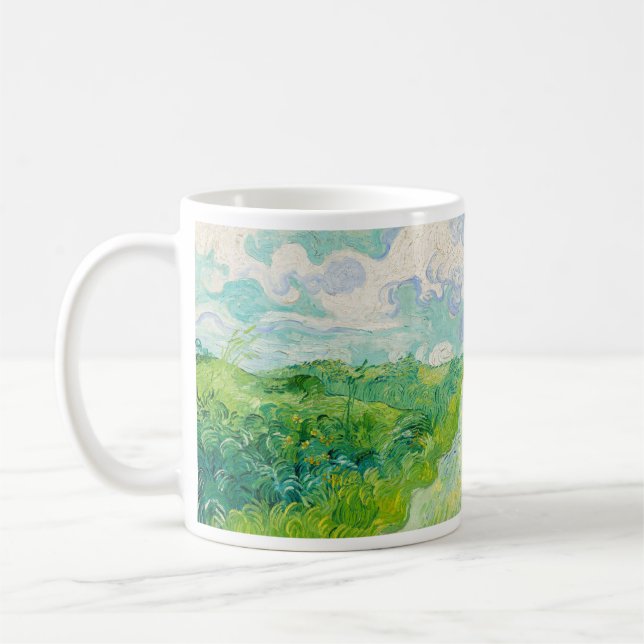 Mug Vincent van Gogh - Champ de blé vert, Auvers (Gauche)