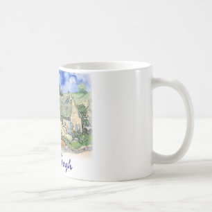 Mug Vincent van Gogh - cottages avec les toits