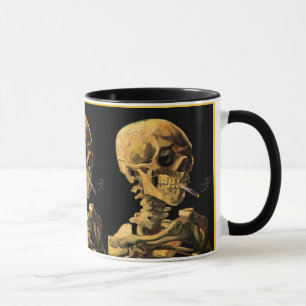 Mug Vincent Van Gogh - Crâne à la cigarette allumée
