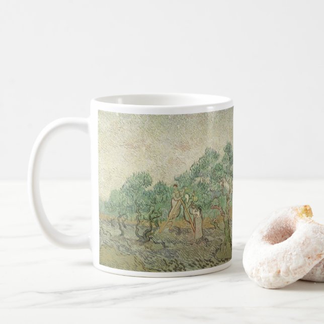 Mug Vincent van Gogh - Cueillette des olives (Avec donut)