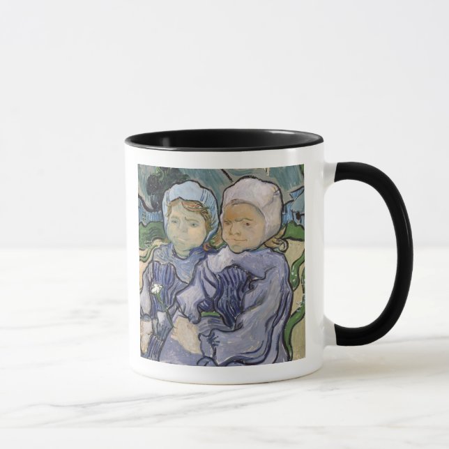 Mug Vincent van Gogh | deux petites filles, 1890 (Droite)