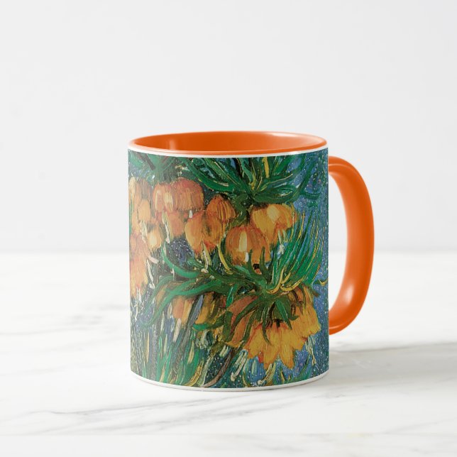 Mug Vincent van Gogh - Fritillaires dans un vase de cu (Devant droit)
