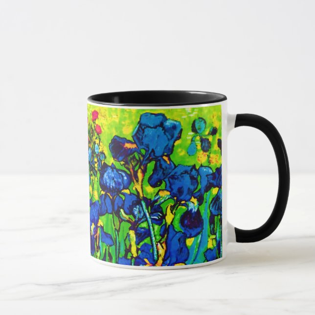 Mug Vincent Van Gogh - Iris - Amoureux des Fleurs Pop  (Droite)