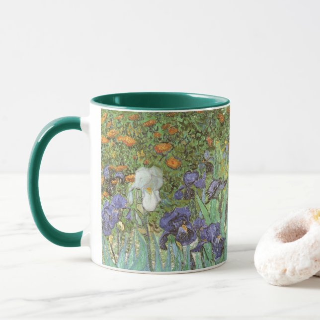 Mug Vincent van Gogh - Irises (Avec donut)