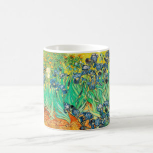 Mug Vincent van Gogh Irises 1889 Fleurs bleues