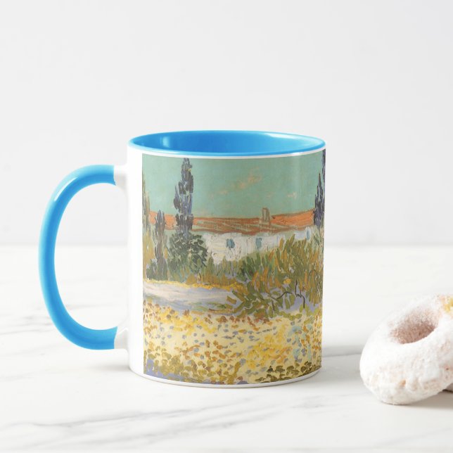 Mug Vincent van Gogh - Jardin en fleurs (Avec donut)