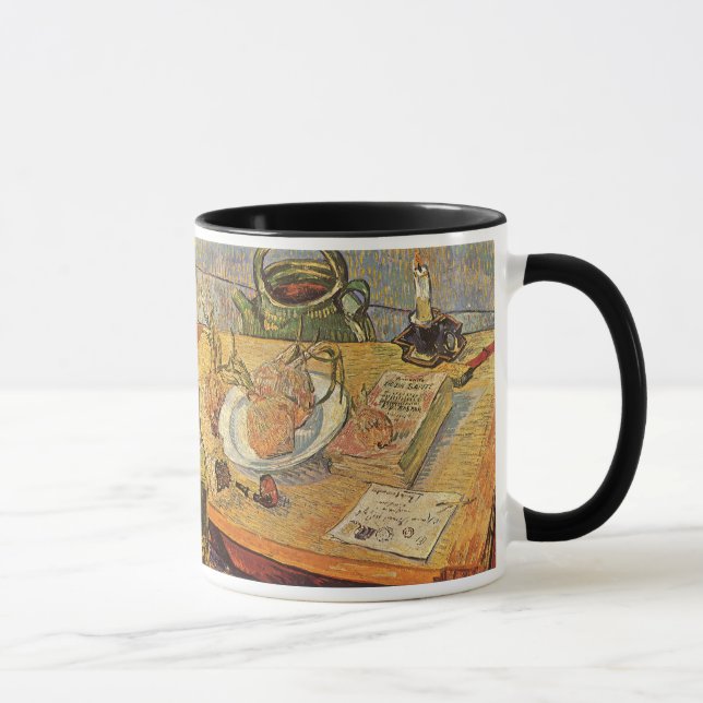 Mug Vincent van Gogh - La vie morte avec tableau (Droite)